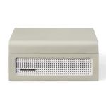 crosley voyager portable retro cd player with stereo bluetooth speakers, fm radio dune