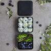 monbento mb square bento box black onyx