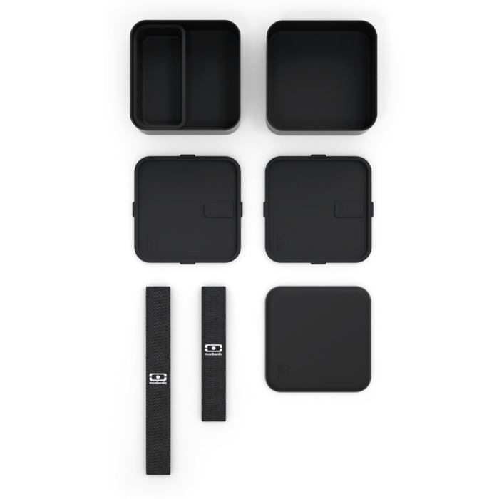monbento mb square bento box black onyx