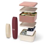 monbento mb square bento box moka