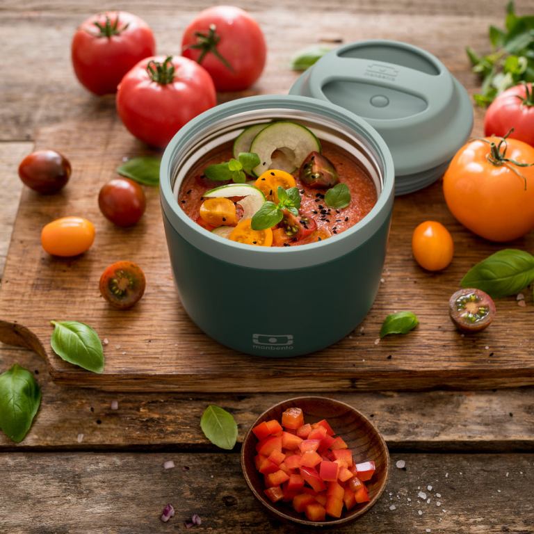 monbento mb element insulated bento box bi colour green