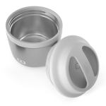 monbento mb element isolated bento box metallic silver