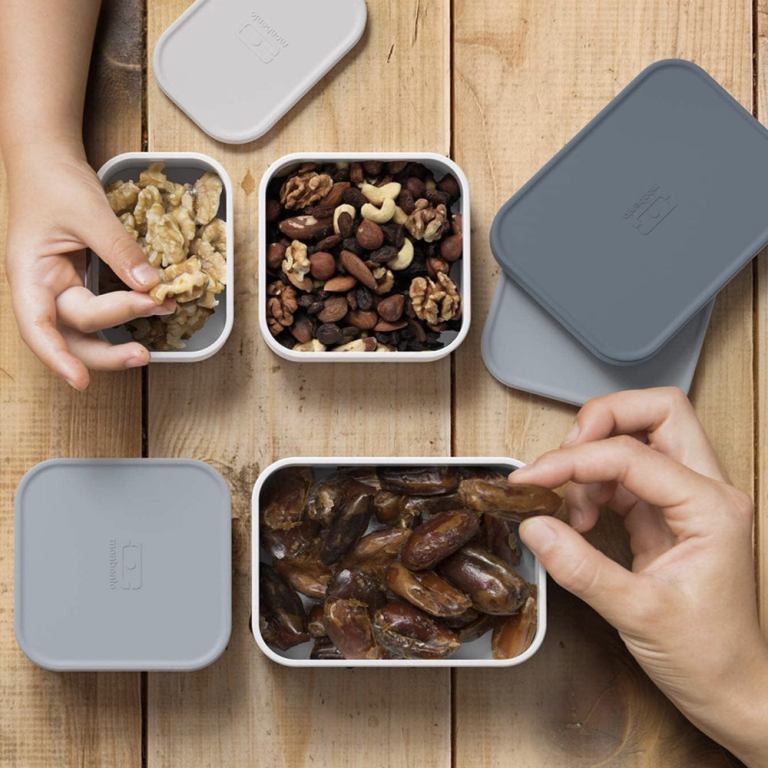 monbento mb extra bento box containers grey blue mix