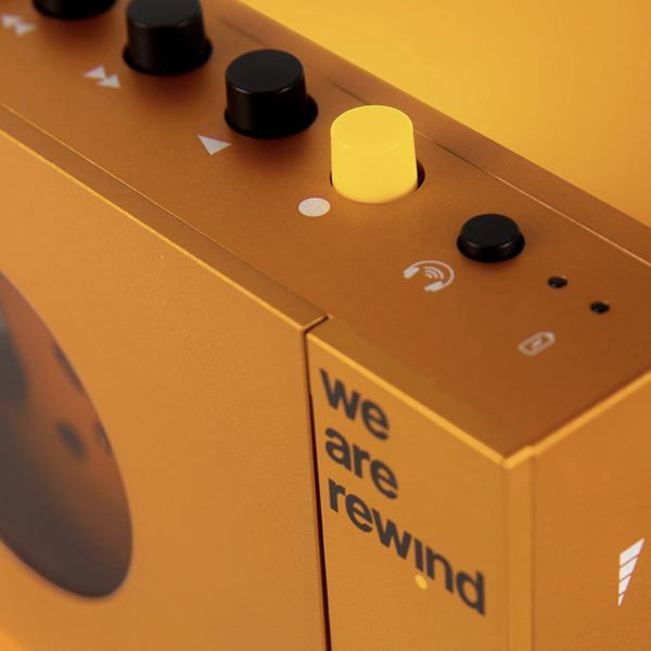 we are rewind portable cassette player & recorder serge, orange we are rewind portable cassette player & recorder serge, orange