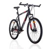 trinx mtb mens mountain bike 26 inch shimano gear 21 speed [colour: matt black white/red] [size of frame: 19 inches]