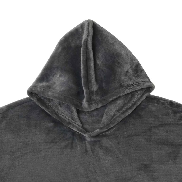 accessorize grey super soft hooded blanket small/medium accessorize grey super soft hooded blanket small/medium