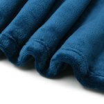 accessorize ink blue super soft hooded blanket small/medium