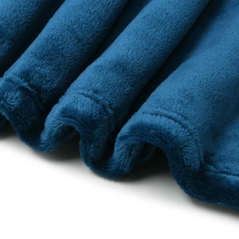 accessorize ink blue super soft hooded blanket small/medium
