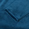 accessorize ink blue super soft hooded blanket small/medium