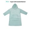 accessorize mist super soft hooded blanket small/medium