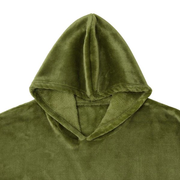 accessorize moss green super soft hooded blanket small/medium accessorize moss green super soft hooded blanket small/medium
