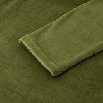 accessorize moss green super soft hooded blanket small/medium
