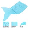 mermaid tail blue soft blanket throw mermaid tail blue soft blanket throw