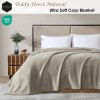 ardor teddy natural ultra soft cozy fleece blanket queen ardor teddy natural ultra soft cozy fleece blanket queen
