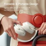 jr sy t7 bluetooth 5.4 over ear headset wireless headphones with noise cancelling mic (light blue)