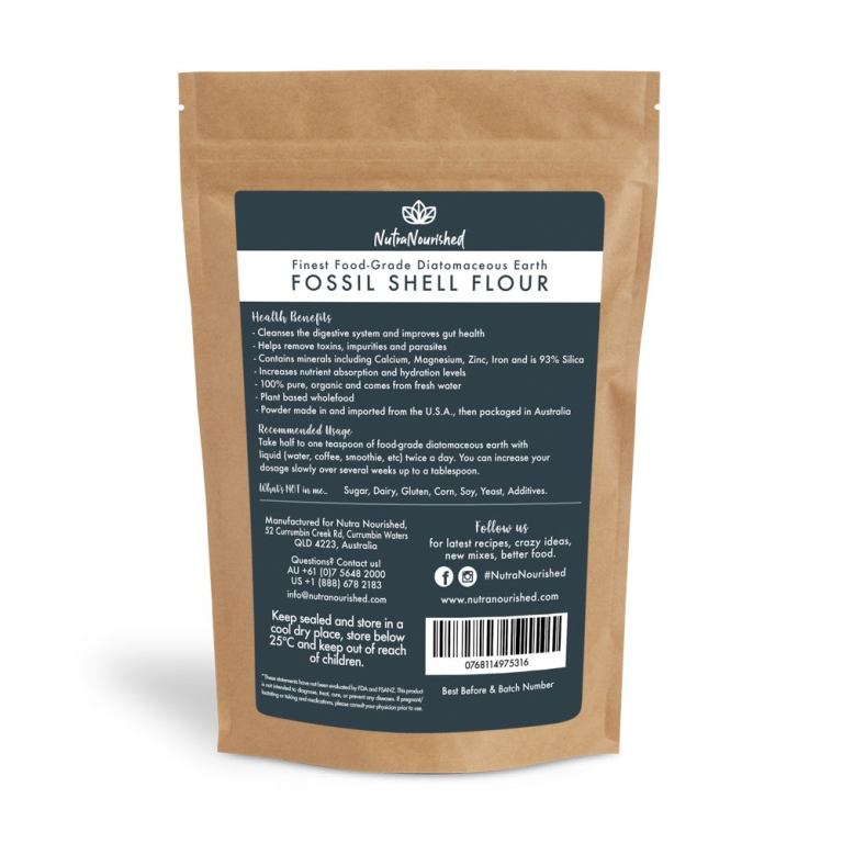 fossil shell flour powder food grade diatomaceous earth 250g fossil shell flour powder food grade diatomaceous earth 250g