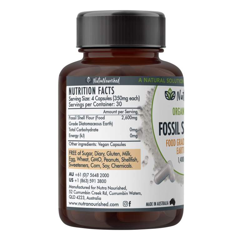 fossil shell flour capsules (vegan) food grade diatomaceous earth 120 caps fossil shell flour capsules (vegan) food grade diatomaceous earth 120 caps