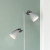 audrey floor lamp white