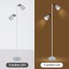 audrey floor lamp white