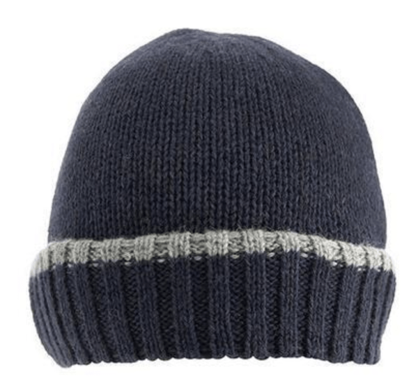 dents mens knitted hat w/ turn up brim warm winter ski navy / slate dents mens knitted hat w/ turn up brim warm winter ski navy / slate