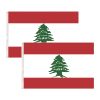 2x lebanon lebanese country flags heavy duty outdoor 150cm x 90cm 2x lebanon lebanese country flags heavy duty outdoor 150cm x 90cm