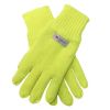 dents 3m thinsulate gloves snow ski knitted hi vis fleece workwear winter fluro yellow dents 3m thinsulate gloves snow ski knitted hi vis fleece workwear winter fluro yellow