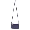 pierre cardin ladies womens clutch leather wallet purse rfid protected purple Purple leather crossbody bag with long strap