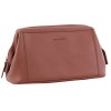 pierre cardin mens rustic leather toiletry case bag travel casia rose