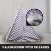 giant cotton canvas kids teepee wigwam children pretend play tent indoor outdoor party purple
