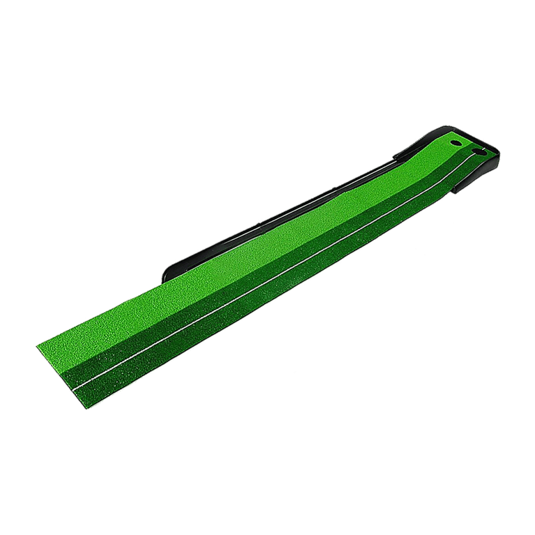 indoor practice putting green 2.5m mat inclined ball return fake grass 2 holes