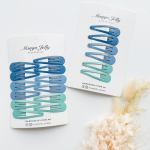 v659 basic blue 6p 202511101926 00.jpg Blue and teal snap hair clips on cards