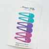 essential snap hair clips magic 6 pieces Colourful snap hair clips on display card