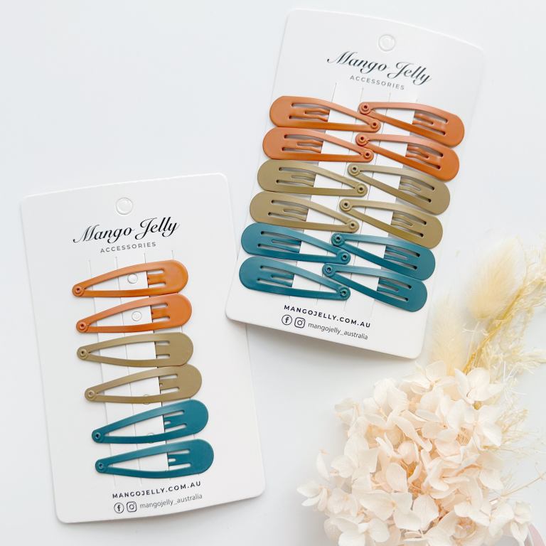v659 basic natural 6p 202511101925 00.jpg Colourful snap hair clips on display cards
