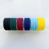 mango jelly metal free hair ties (4.5cm) school colour maroon 10p one pack Colourful fabric hair ties on mirrored display rod