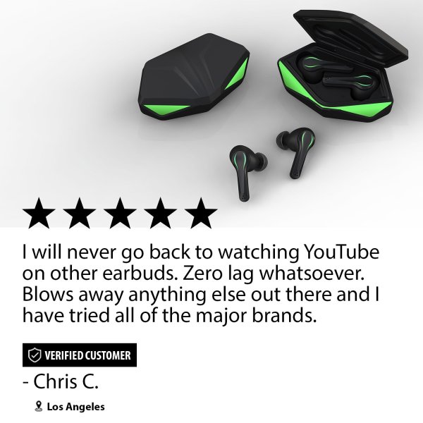 matte black nuraboost edge ultra low latency bluetooth 5.0 gaming true wireless earbuds free au/nz shipping matte black nuraboost edge ultra low latency bluetooth 5.0 gaming true wireless earbuds free au/nz shipping