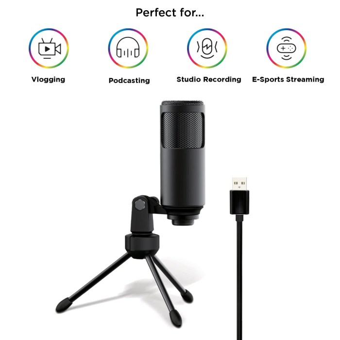 sonictrek studio streaming podcaster usb microphone with desk tripod sonictrek studio streaming podcaster usb microphone with desk tripod