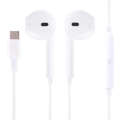 1.2m usb c ear buds with microphone