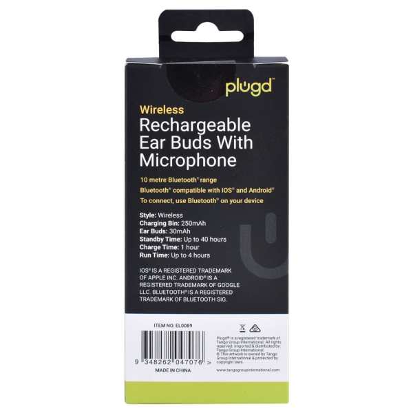 plugd bluetooth rechargeable ear buds with microphone plugd bluetooth rechargeable ear buds with microphone
