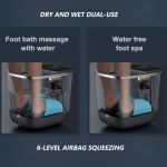 hoper layer foot spa airbag squeezing foot bath massager dry and wet dual use qn 01