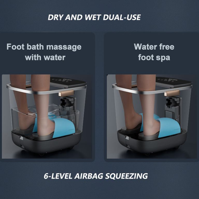 hoper layer foot spa airbag squeezing foot bath massager dry and wet dual use qn 01