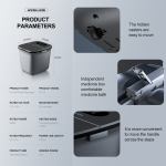 hoper layer circulating heating foot spa bath massager dry and wet dual use ws 15
