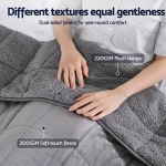 giselle bedding weighted blanket fleece sherpa heavy blanket 4.5kg giselle bedding weighted blanket fleece sherpa heavy blanket 4.5kg