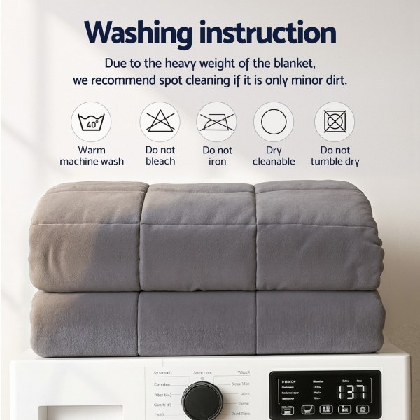 giselle bedding weighted blanket fleece sherpa heavy blanket 4.5kg giselle bedding weighted blanket fleece sherpa heavy blanket 4.5kg