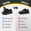 fitville diabetic shoes extra wide comfortable leather walking shoes for men orthopedic dress shoes casual sneakers FitVille Diabetic Shoes Extra Wide Comfortable Leather Walking Shoes for Men Orthopedic Dress Shoes Casual Sneakers 6