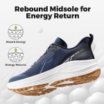 Fitville Men's Sports Running Shoes Walking Trainers Lightweight Thick Sole Casual Sneakers Cushioning Jogging Shoes for Men 4