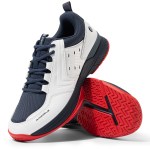 FitVille Tennis Shoes Wide Casual Sports Shoes for Men Breathable Racquetball Badminton Sneakers for All Court with Arch Support