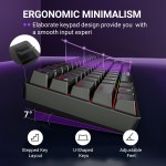 fifine ampligame red axis wired keyboard with hot swappable keys, usb computer silent keyboard with 18 rgb modes for gaming gk1 FIFINE AmpliGame Red Axis Wired Keyboard with Hot-Swappable Keys, USB Computer Silent Keyboard with 18 RGB Modes for Gaming-GK1 5
