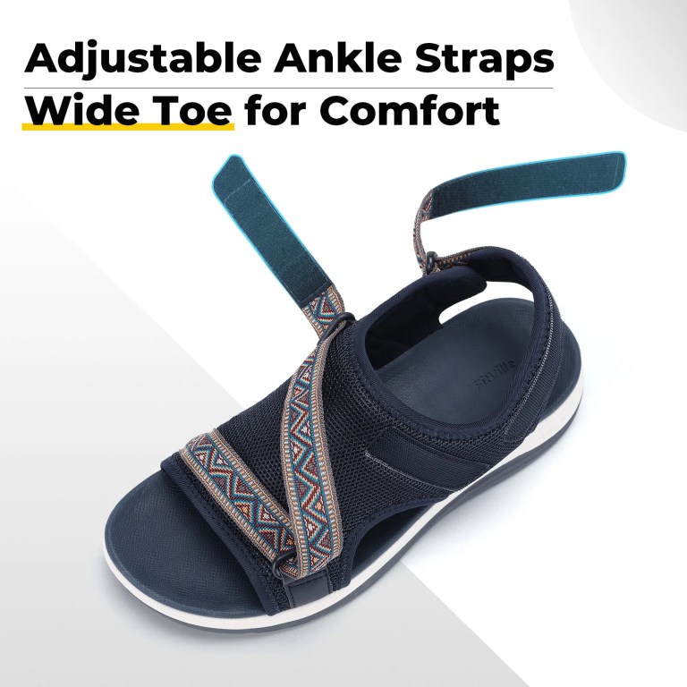 fitville women's sandals open toe flat sandals for women arche surport wide casual ladies shoes comfortable fashion flip flops FitVille Women's Sandals Open Toe Flat Sandals for Women Arche Surport Wide Casual Ladies Shoes Comfortable Fashion Flip Flops 2