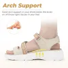 fitville women's sandals wide casual wedges ladies shoes lightweight summer sandal for women slippers comfortable arch support FitVille Women's Sandals Wide Casual Wedges Ladies Shoes Lightweight Summer Sandal for Women Slippers Comfortable Arch Support 3