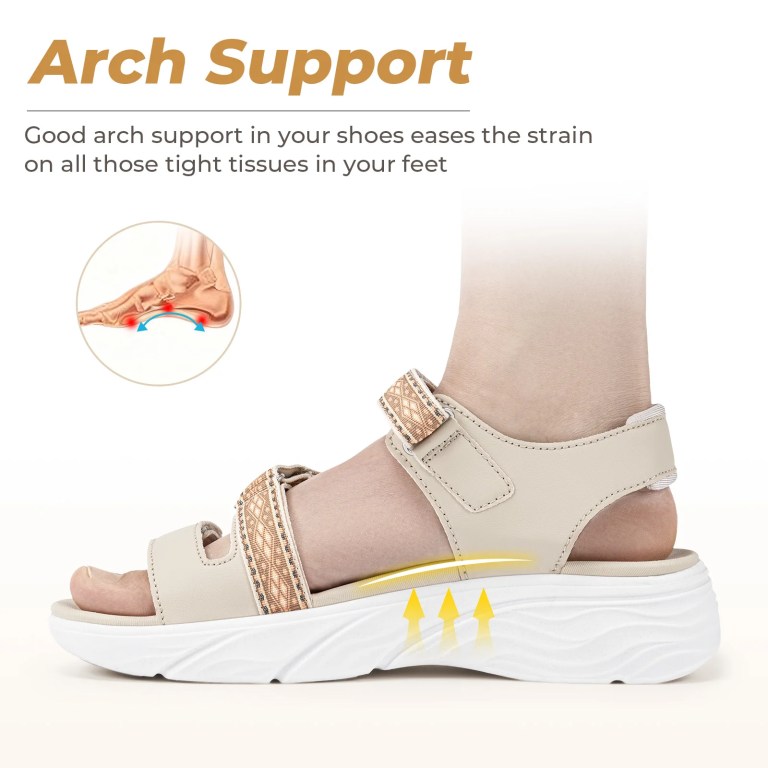 fitville women's sandals wide casual wedges ladies shoes lightweight summer sandal for women slippers comfortable arch support FitVille Women's Sandals Wide Casual Wedges Ladies Shoes Lightweight Summer Sandal for Women Slippers Comfortable Arch Support 3
